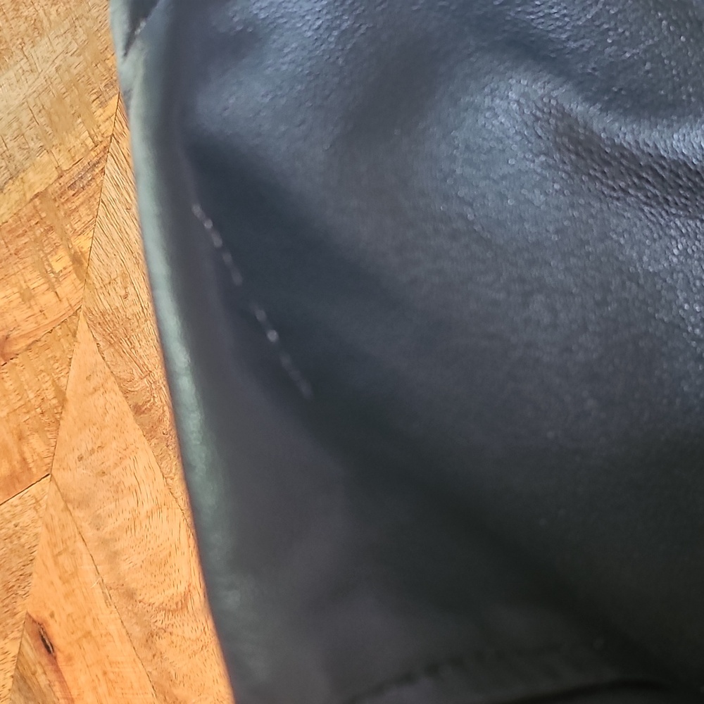 Cycle Leather Jacket XL Pink Gray Black - Picture 8 of 14